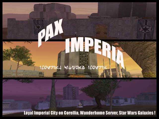 Pax Imperia, Star Wars Galaxies
